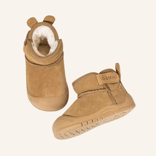 EBMINI® IGI ultralichte barefoot laarzen voor kinderen – camel
