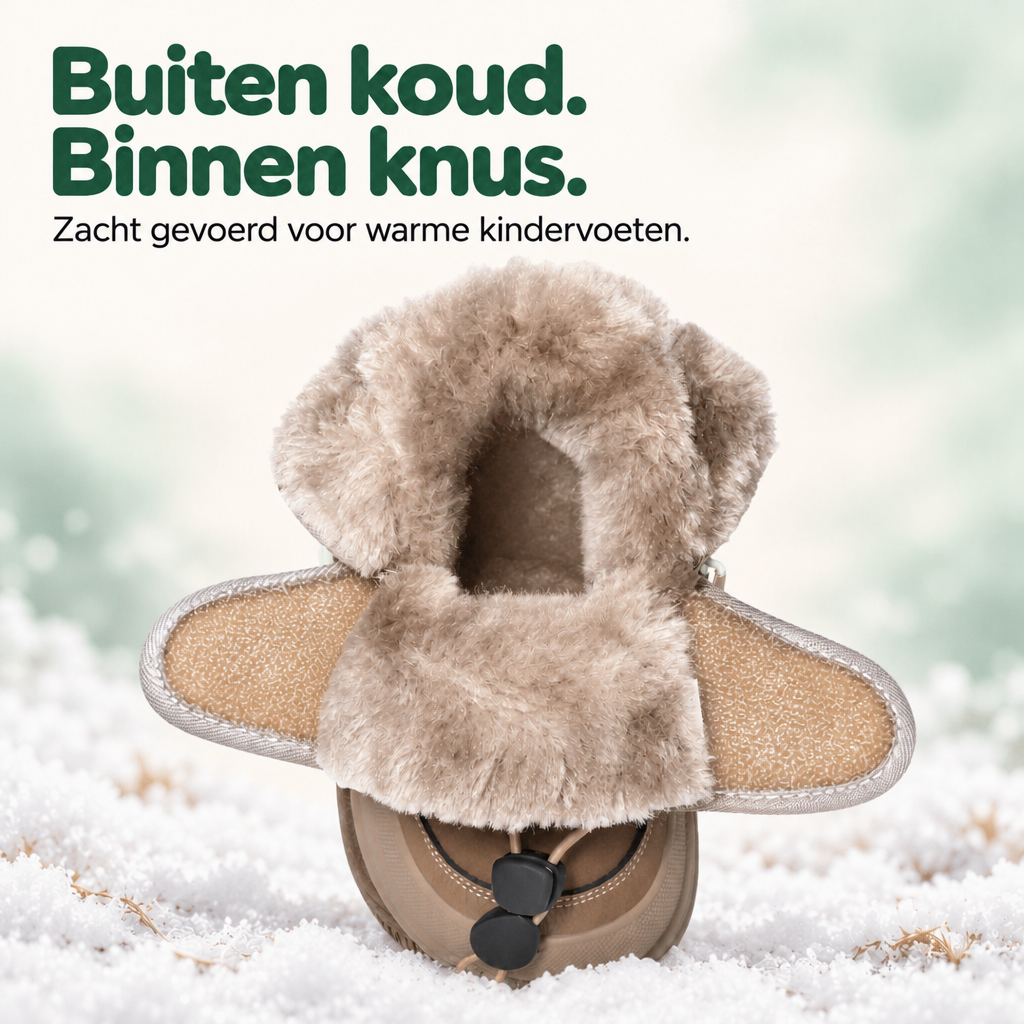 EBMINI® FOZ – Buiten koud, binnen knus – zacht gevoerd voor warme kindervoeten