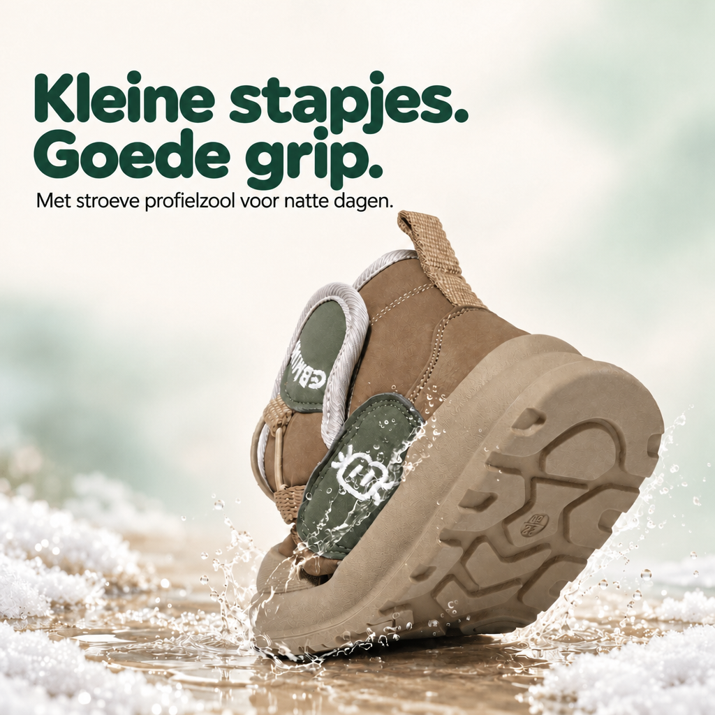 EBMINI® FOZ – Kleine stapjes, goede grip – stroeve profielzool voor natte dagen
