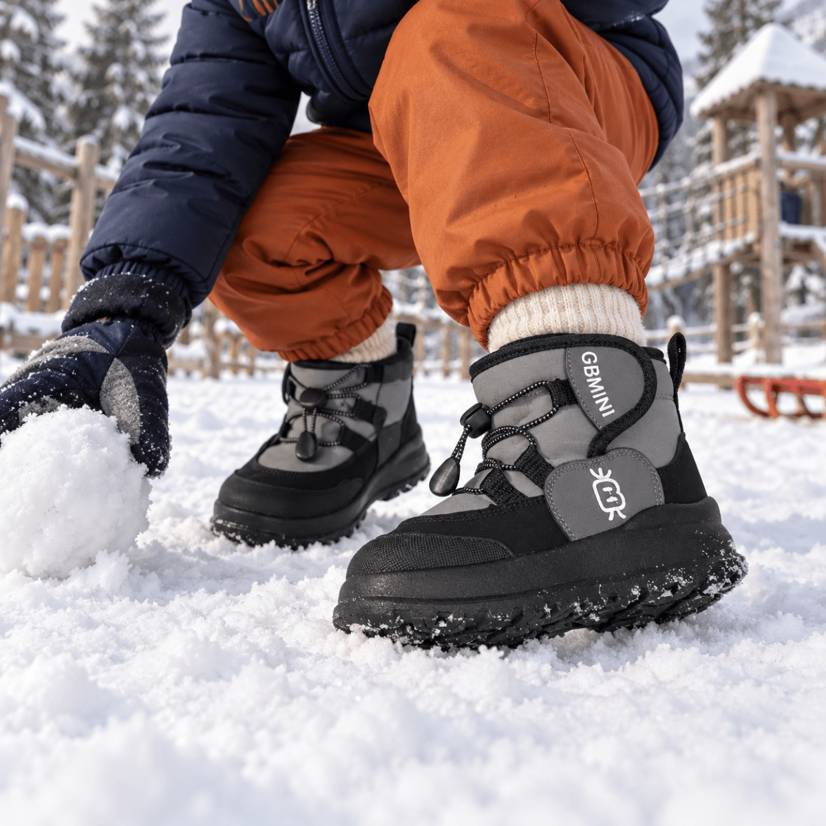 EBMINI® FOZ waterdichte barefoot laarzen voor kinderen – afbeelding 6