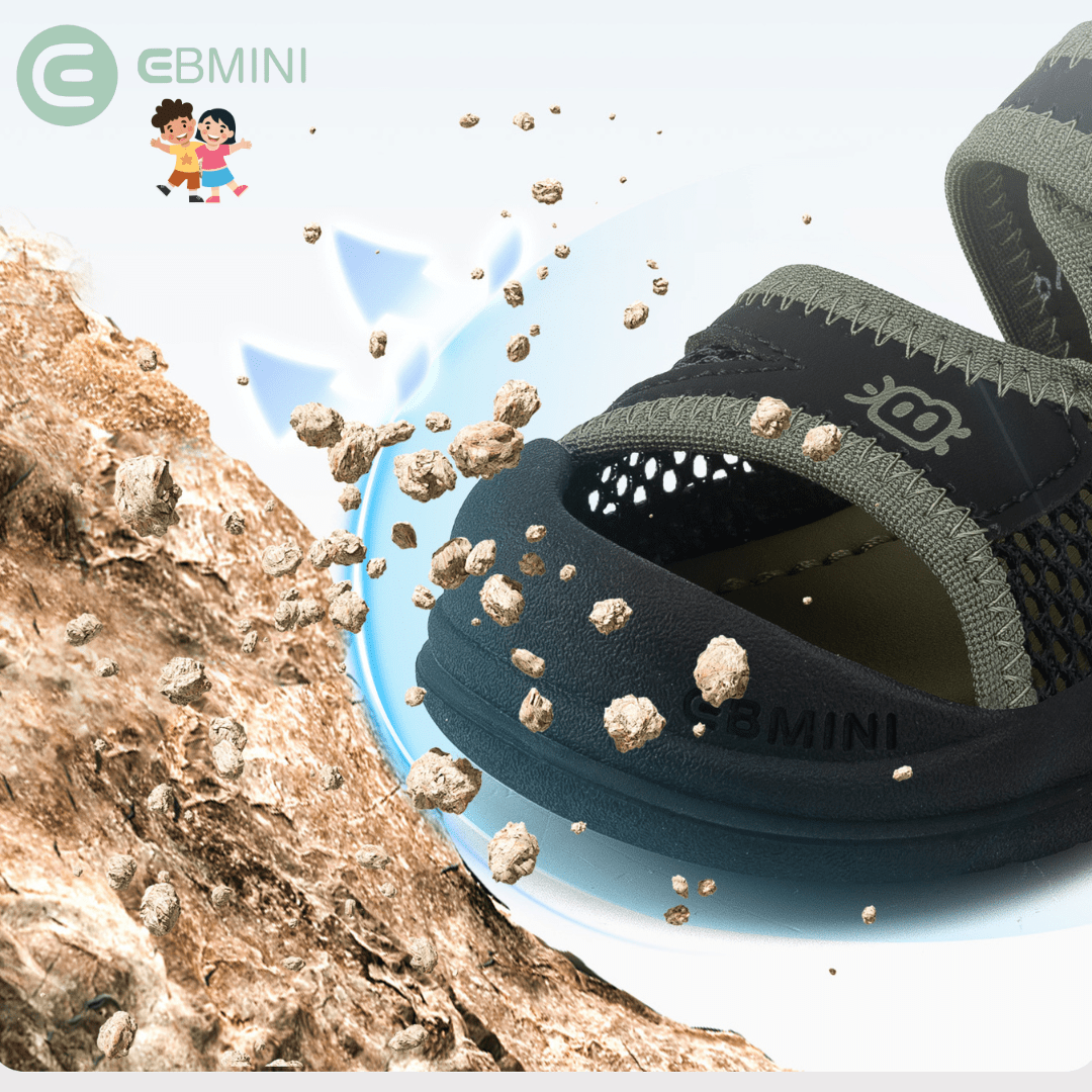 EBMINI® FRY – Ultralichte barefoot sandalen voor kinderen - Ebmini® – Kinder schoenen -  - 