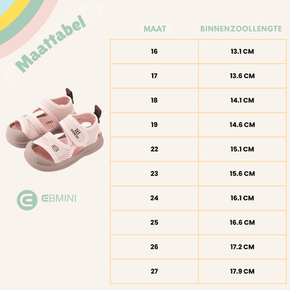 EBMINI® FRY – Ultralichte barefoot sandalen voor kinderen - Ebmini® – Kinder schoenen -  - 
