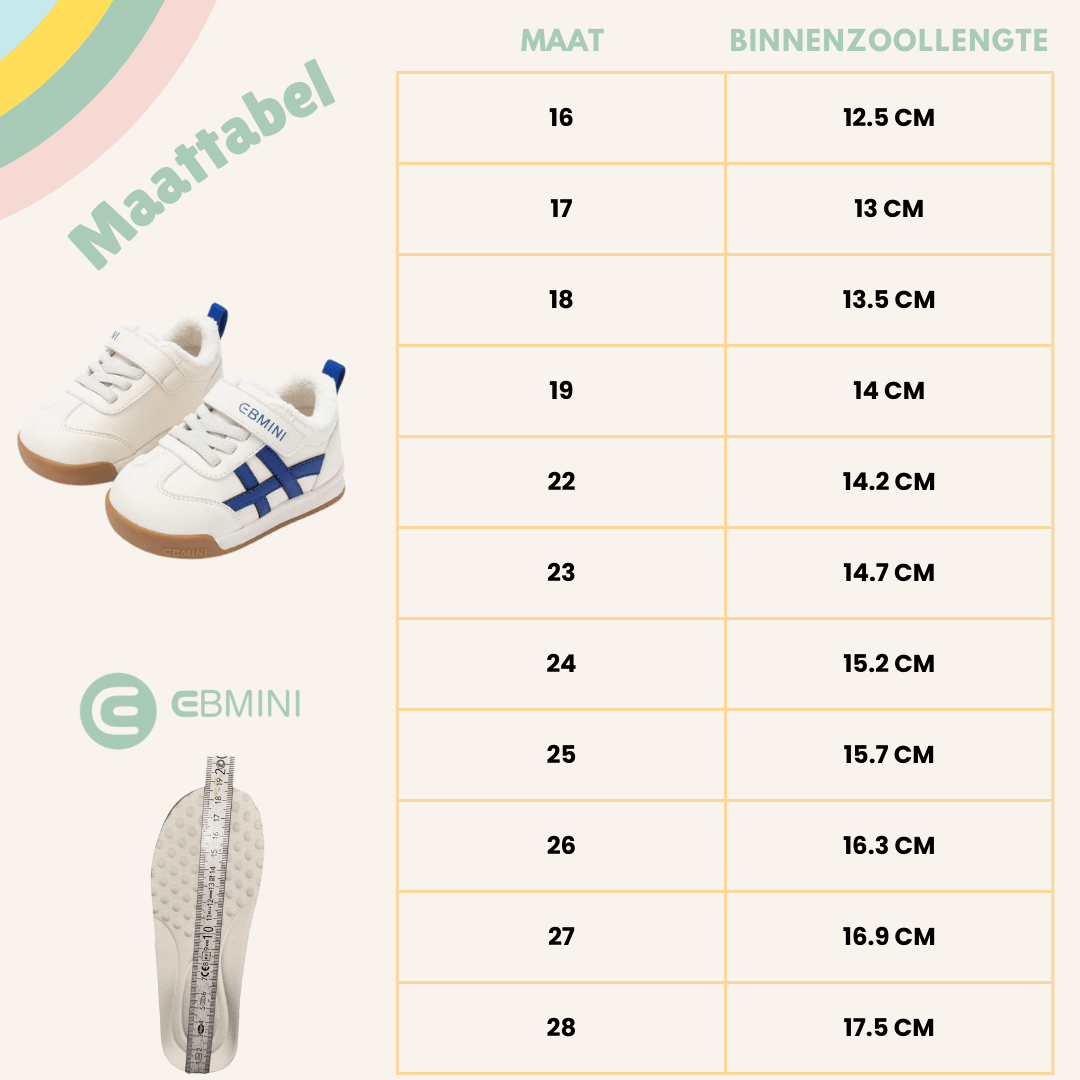 EBMINI® LIOW – Winter Sneaker Barefoot Schoenen - Ebmini® – Kinder schoenen - 209913017485 - 