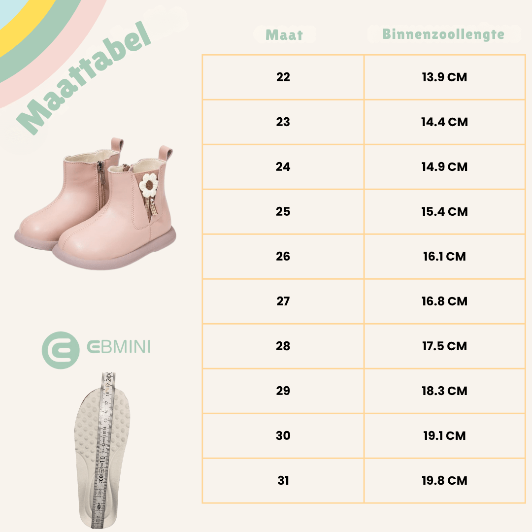 EBMINI® MARG – Waterdichte laarzen voor kinderen - Ebmini® – Kinder schoenen - 209913029607 - 
