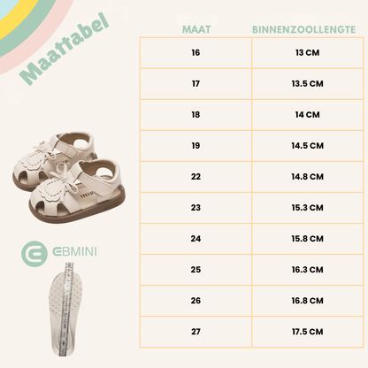 EBMINI® MARY – Ultralichte barefoot sandalen voor kinderen - Ebmini® – Kinder schoenen -  - 
