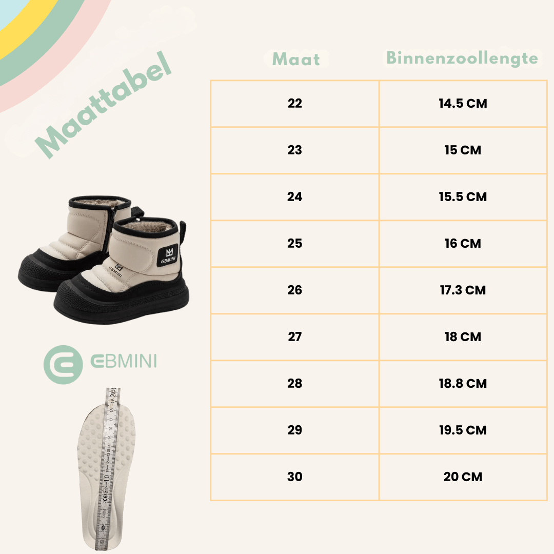 EBMINI® NEVI – Waterdichte laarzen voor kinderen - Ebmini® – Kinder schoenen - 209913016268 - 