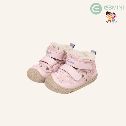 EBMINI® SAS – Ultralichte winter - barfusschoenen voor kinderen met klittenbandsluiting - Ebmini® – Kinder schoenen - 209913031029 - 