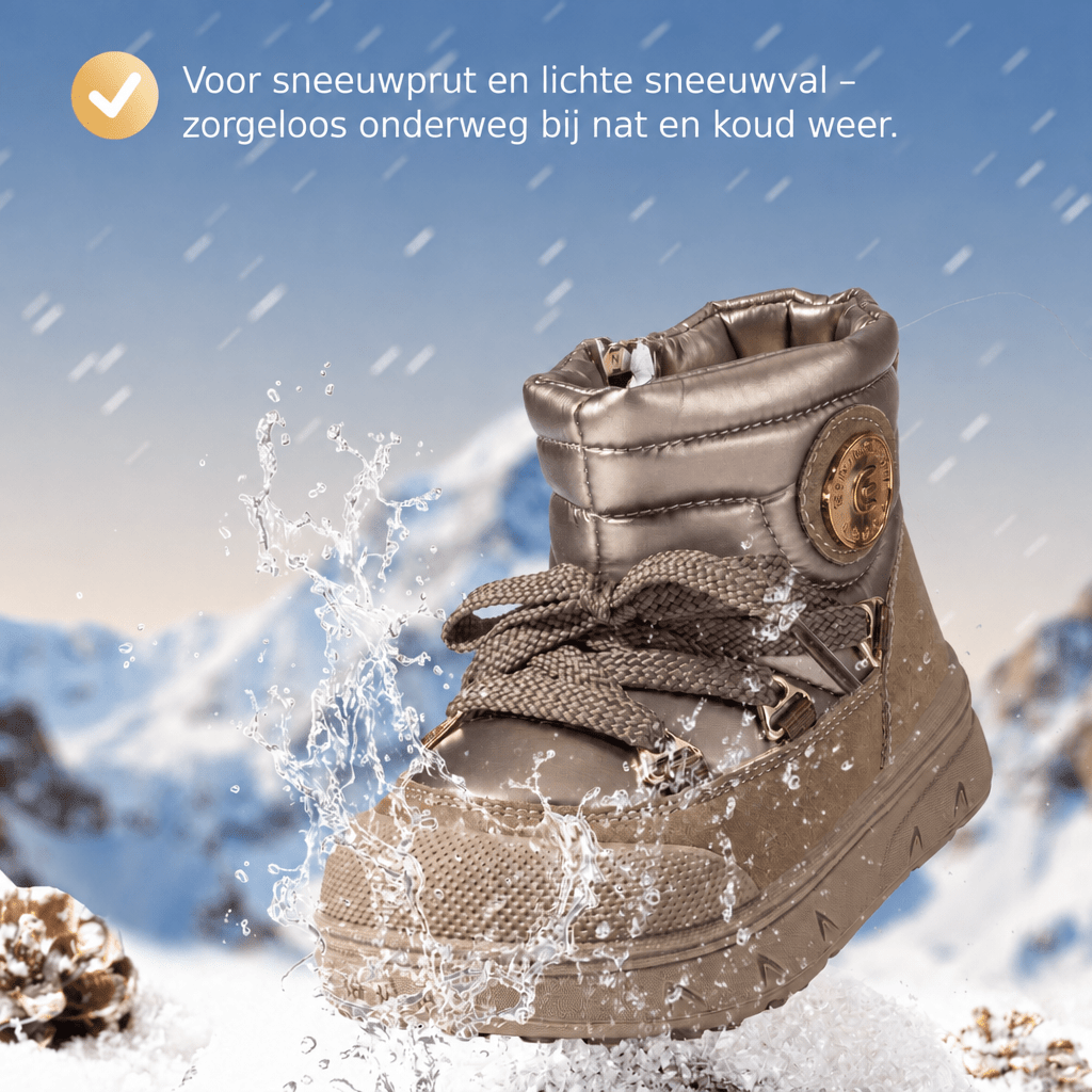 EBMINI® WAM – Waterdichte barefoot laarzen voor kinderen met warme voering - Ebmini® – Kinder schoenen - 209913050343 -