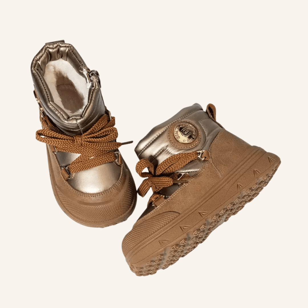 EBMINI® WAM – Waterdichte barefoot laarzen voor kinderen met warme voering - Ebmini® – Kinder schoenen - 209913050343 -